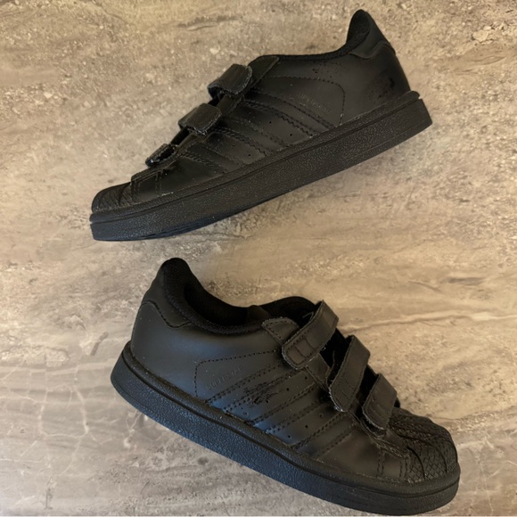 Adidas Superstar CF Infant Toddler Baby Girls Boys Velcro rare - Picture 1 of 3